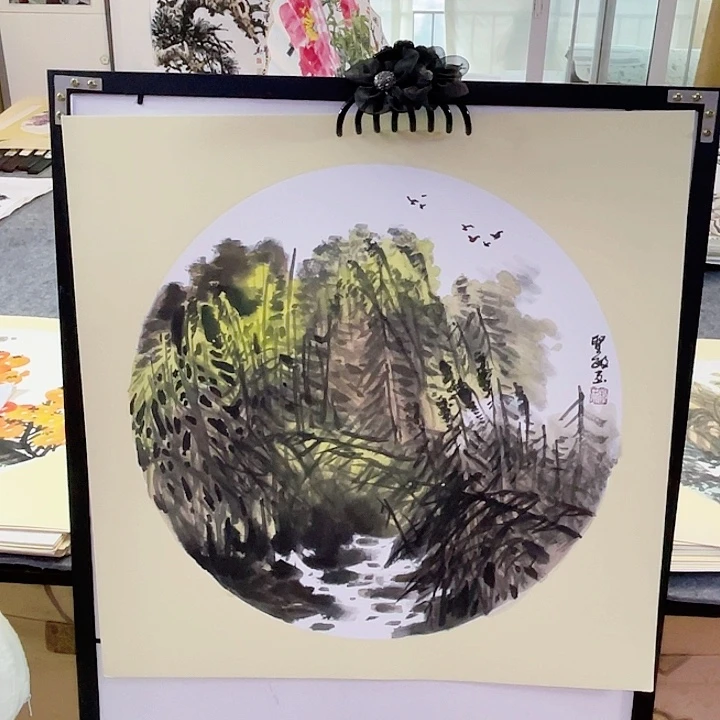 国画张圣敏先生纯手绘作品