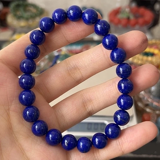 青金石手链未镶嵌矿坑