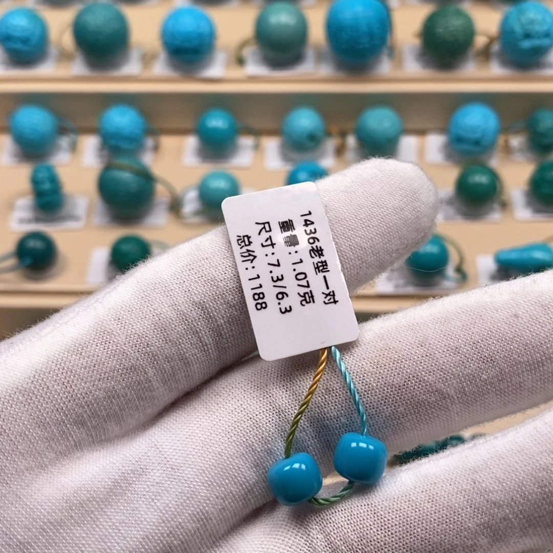 绿松石未镶嵌精品高瓷绿松石哦