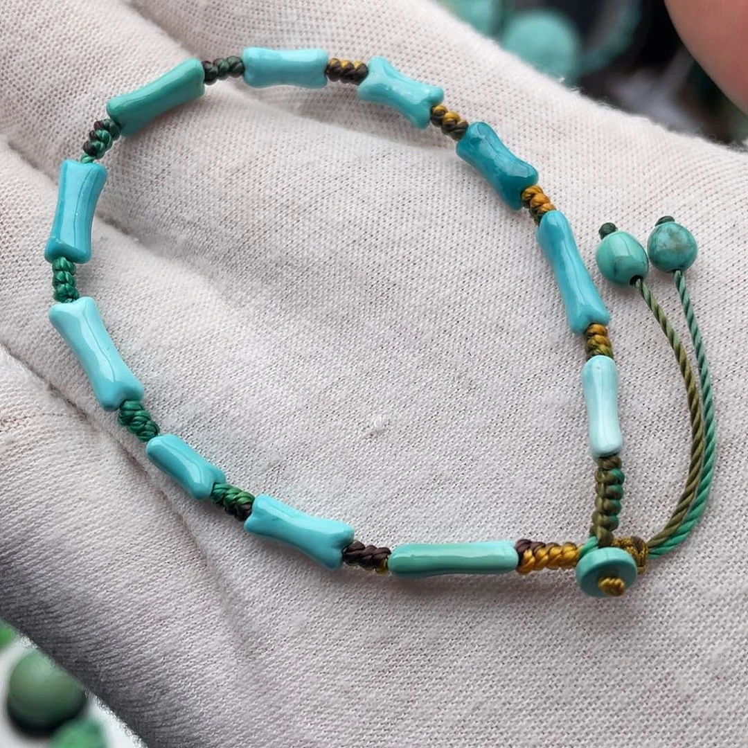 绿松石未镶嵌手链