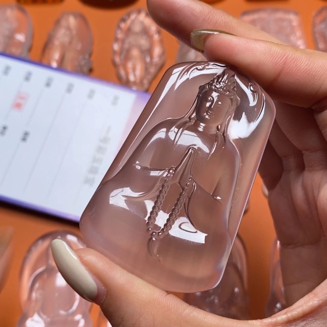 古***玩玛瑙/玉髓未镶嵌吊坠