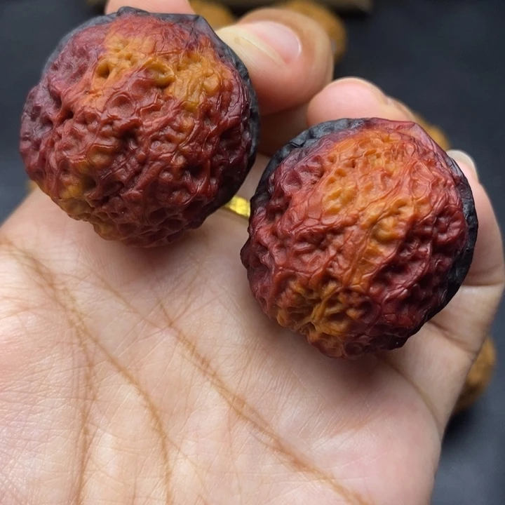 把件文玩核桃40尺蛇皮元宝