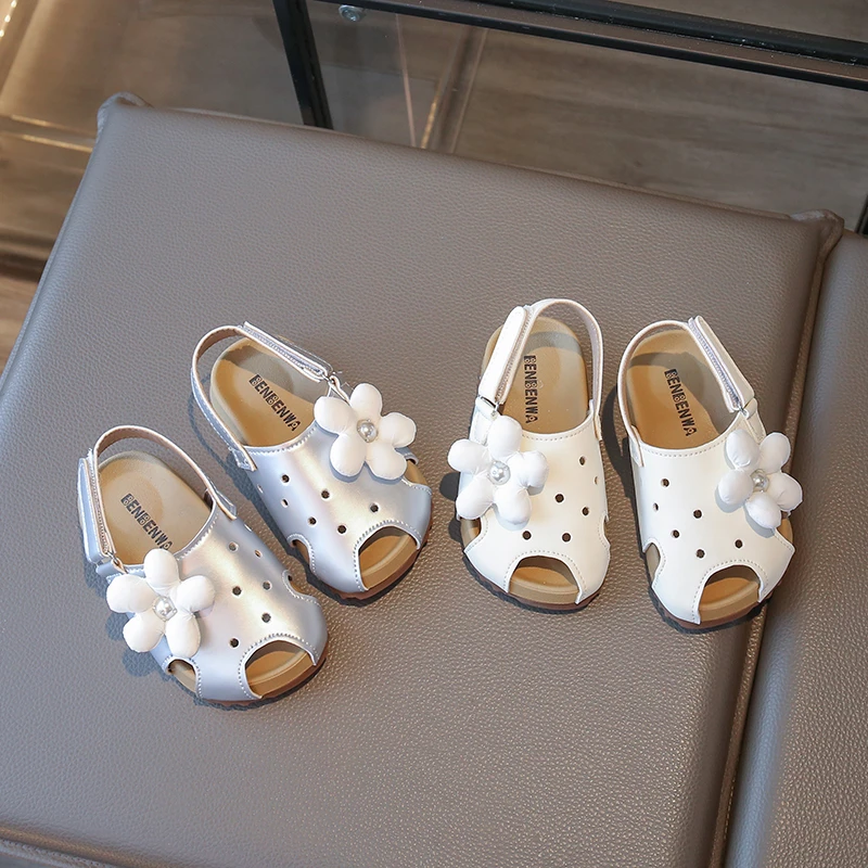 【可爱风】女宝宝沙滩鞋夏季包头凉鞋小女孩户外凉拖鞋软底时装凉鞋