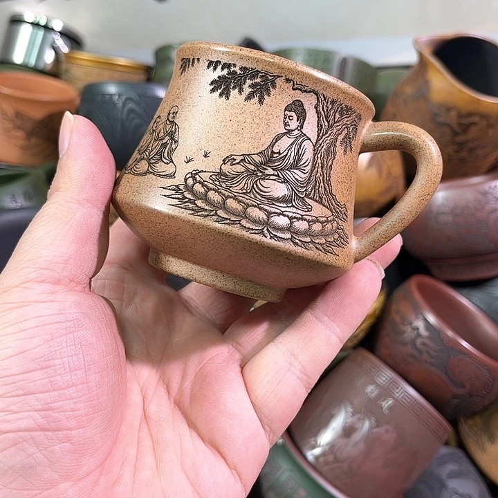 茶杯紫砂全手工紫砂主人杯