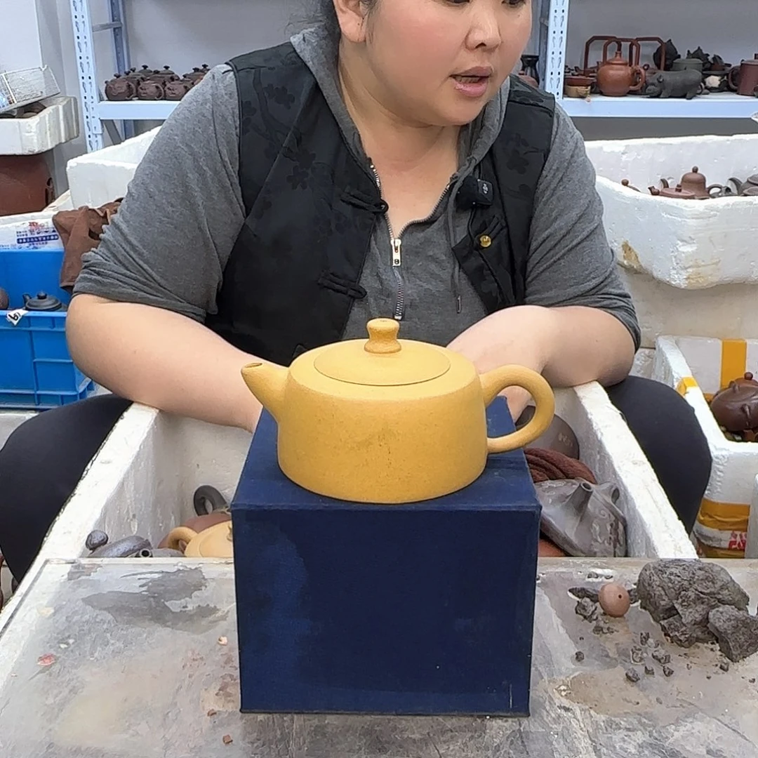 茶壶紫泥宜兴紫砂壶瑕疵处理