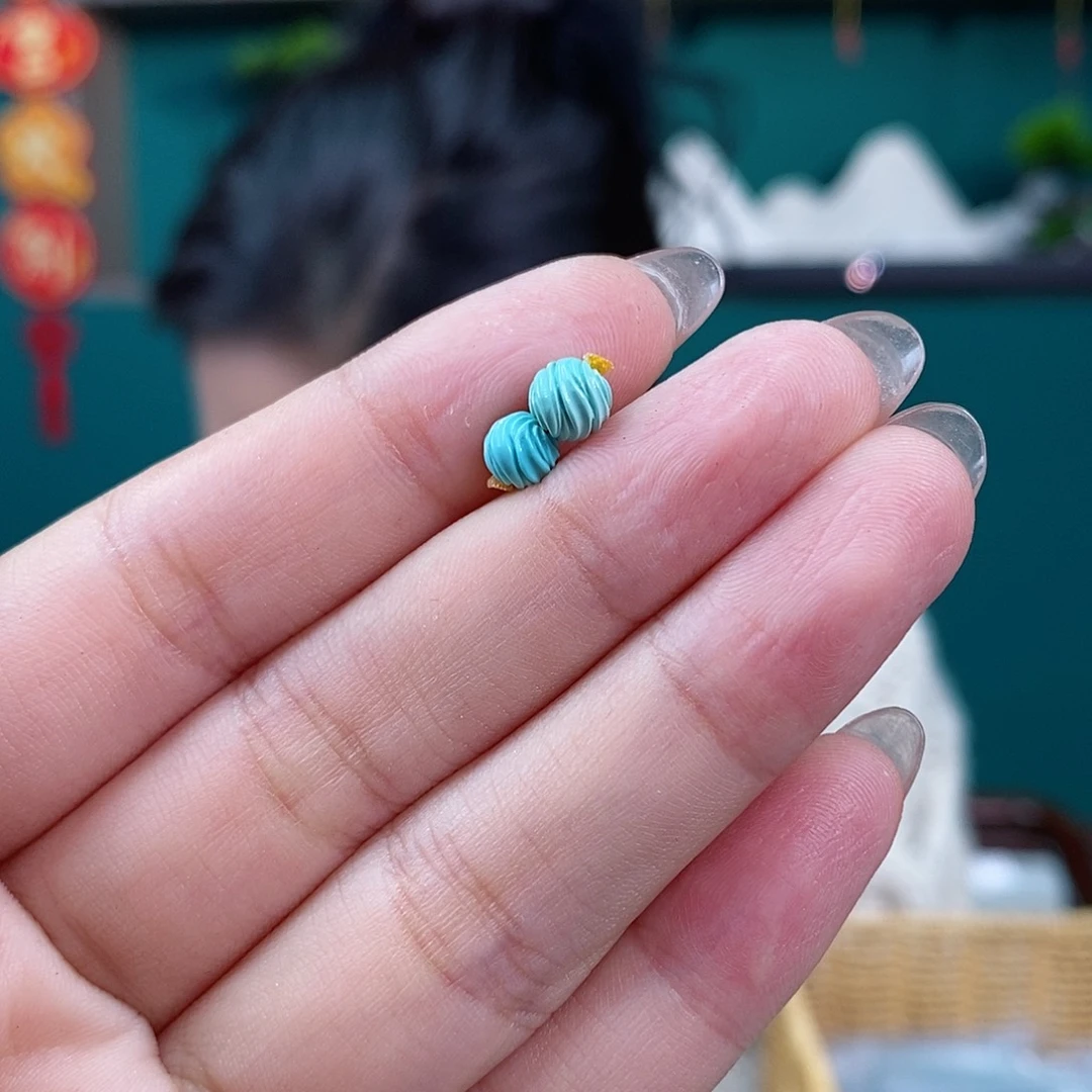 绿松石珠宝奇石未镶嵌