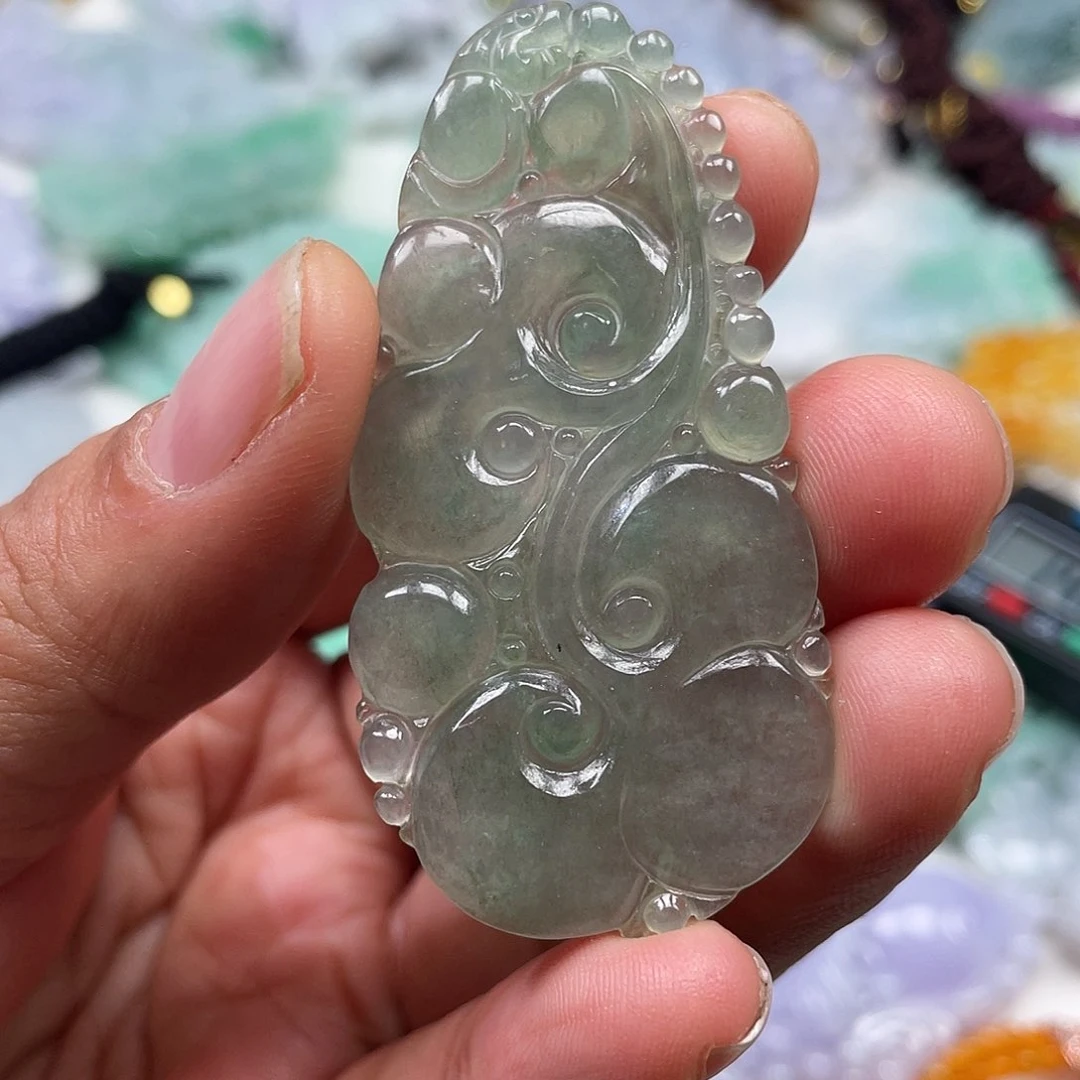 颈饰未镶嵌翡翠翡玉缘翡翠