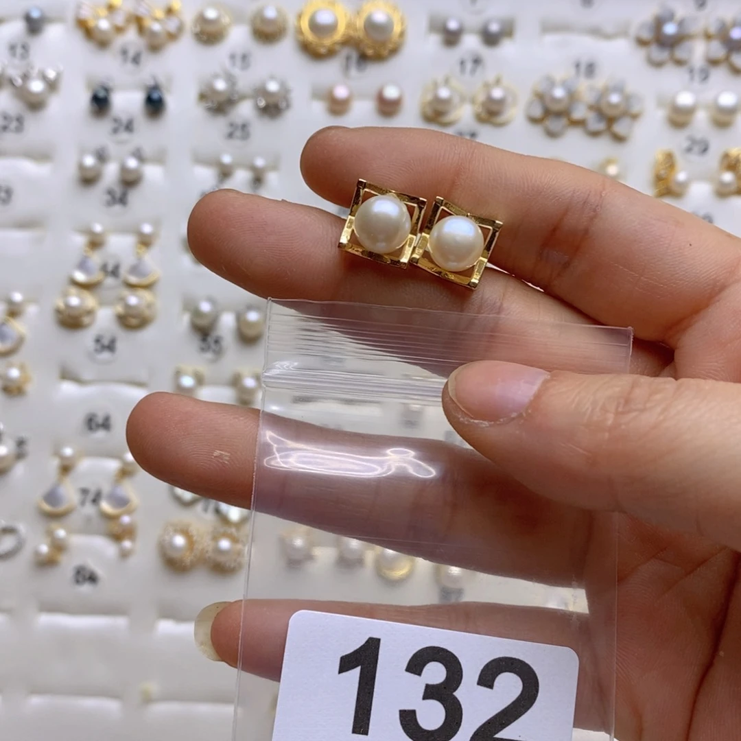 淡水珍珠颈饰银S925镶嵌132