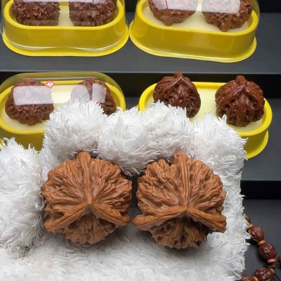 文玩核桃把件邢台瓷瓶全38