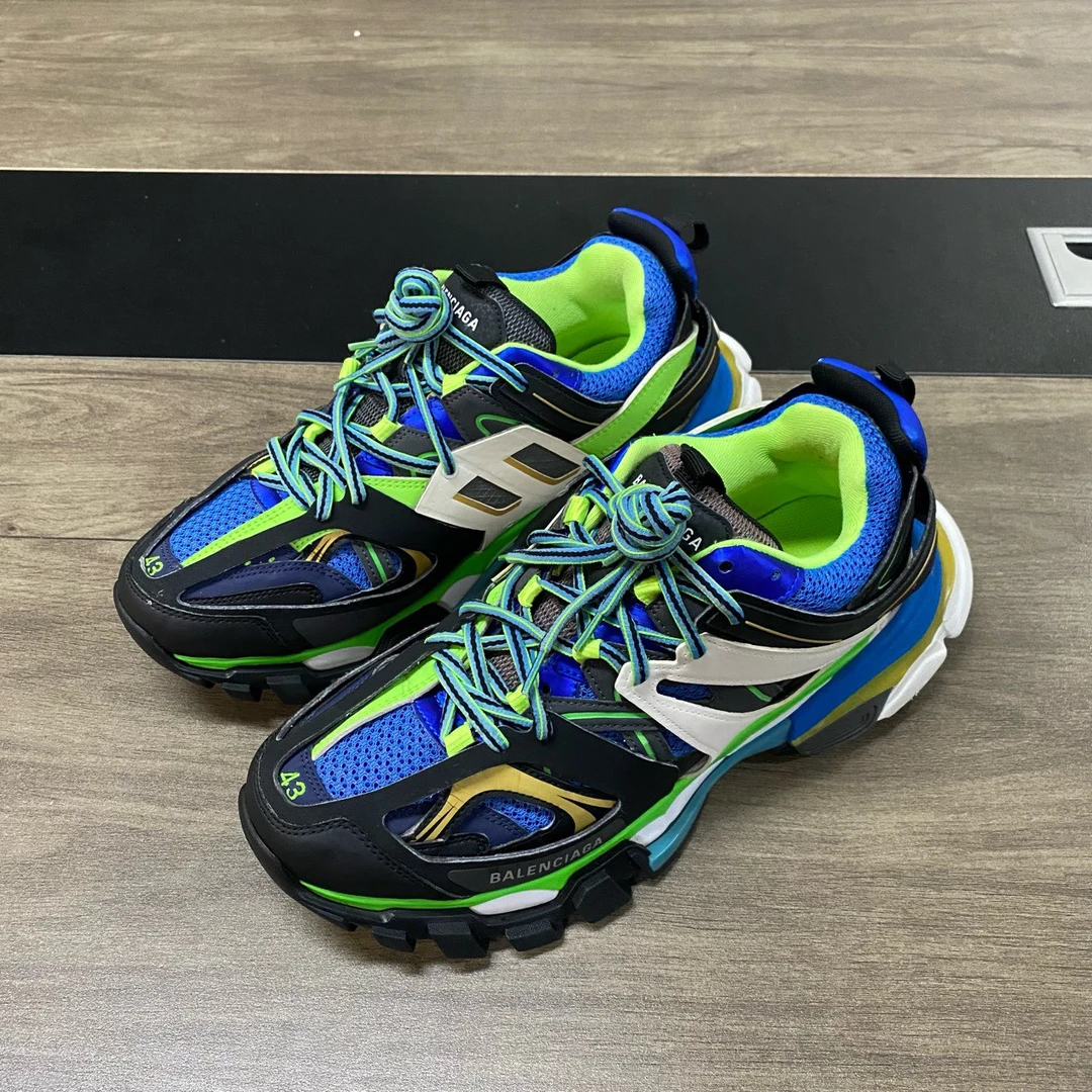 95新 Balenciaga/巴黎世家 track雪碧 43码无盒 c0506老爹鞋