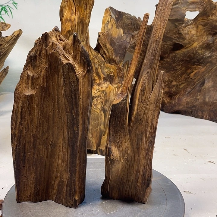 老***部木直播间一物一拍2件摆件