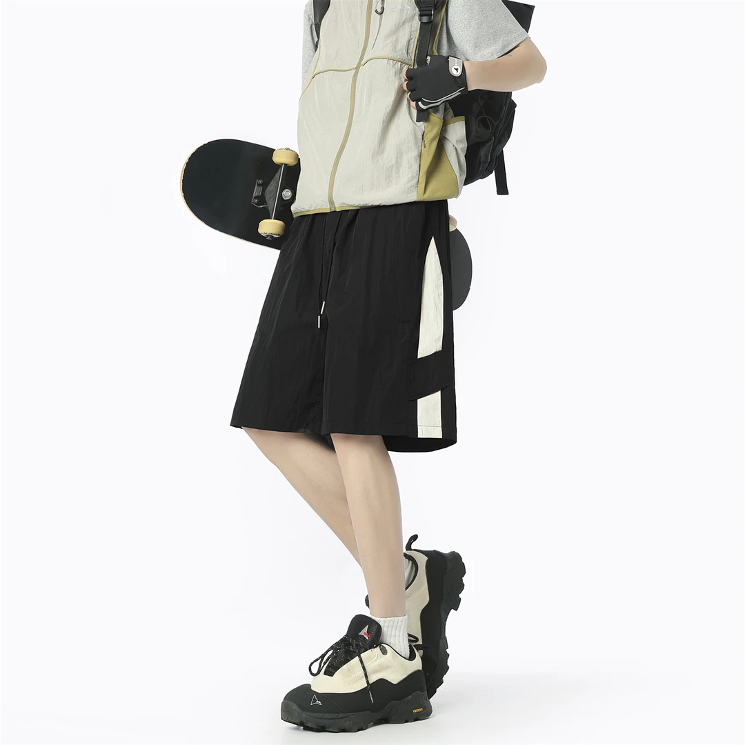 2025夏季新爆款五分裤直筒时尚宽松潮流高街复古百搭休闲短裤男