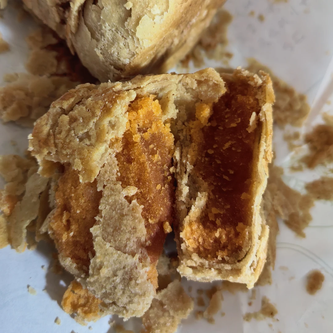 黄庄全麦糖醇月饼低糖好吃酥皮馅多