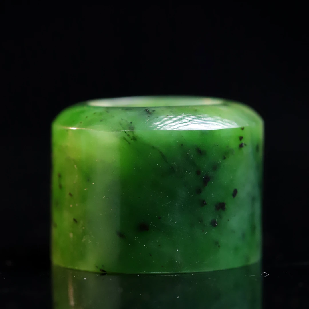 清代和田玉素扳指-NX