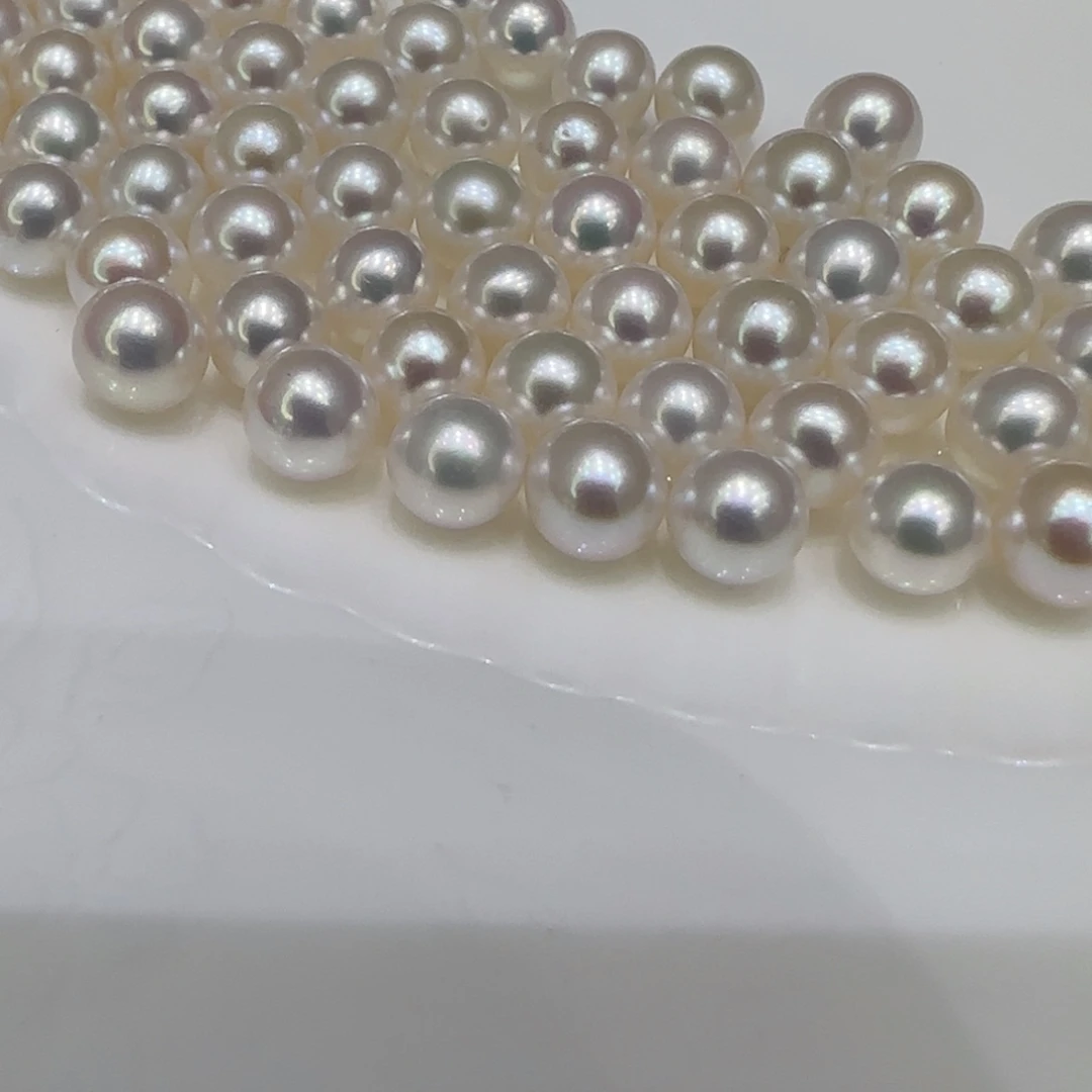5.5mm半孔一颗淡水珍珠未镶嵌