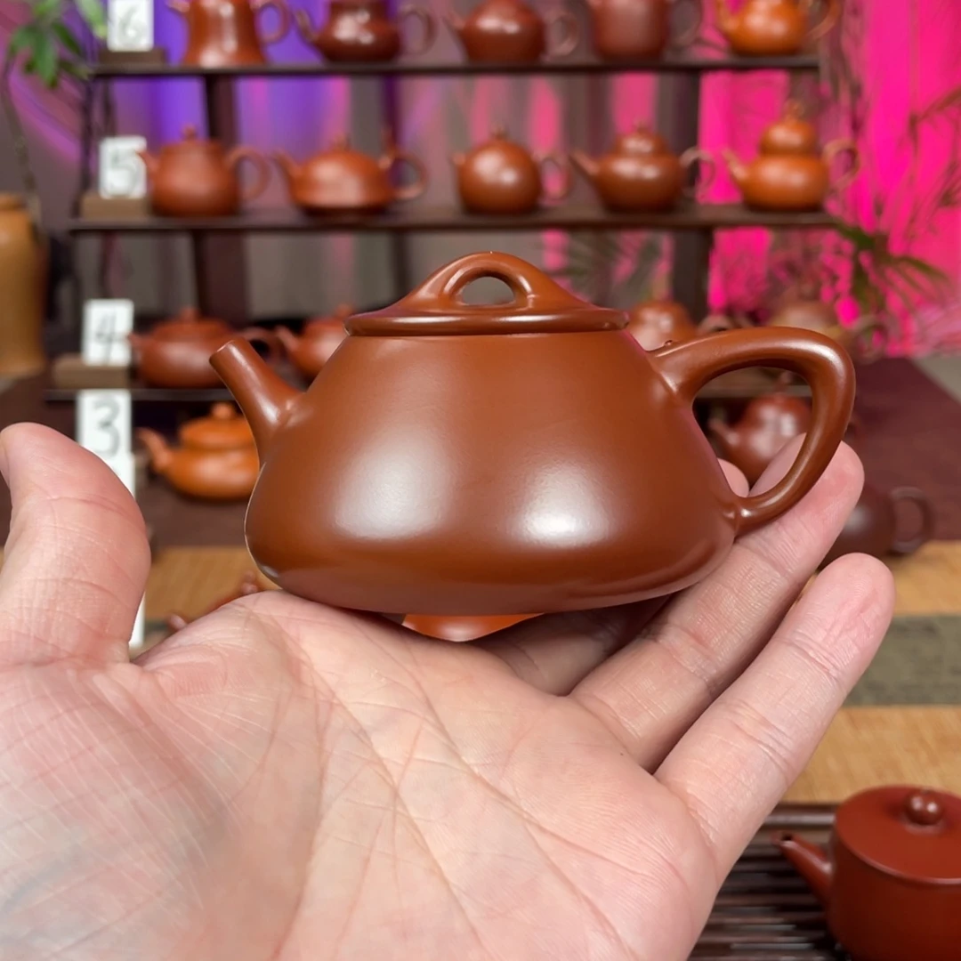 坚***茶壶紫砂精工石瓢