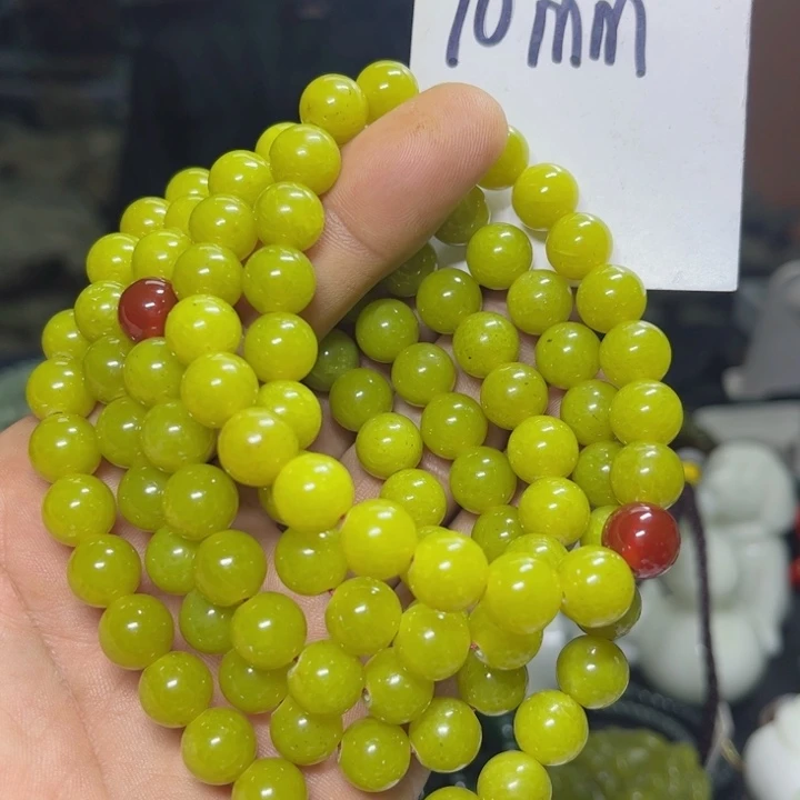 蛇纹石玉项链未镶嵌