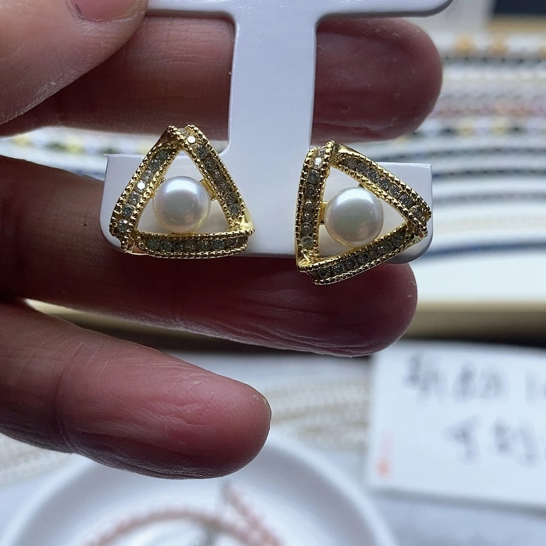 海水珍珠颈饰银S925镶嵌