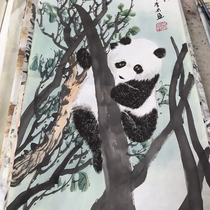 国画手绘的小卡也太