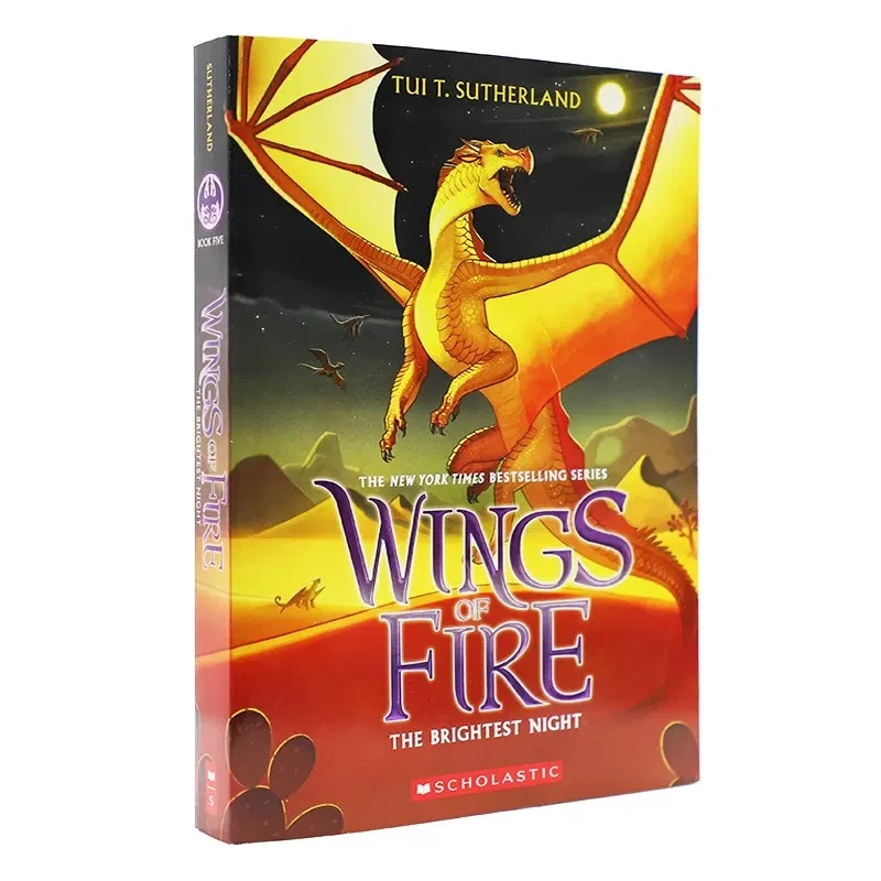 英文原版Wings of Fire Book火翼飞龙5 预言龙和屠龙蛇的生死之战