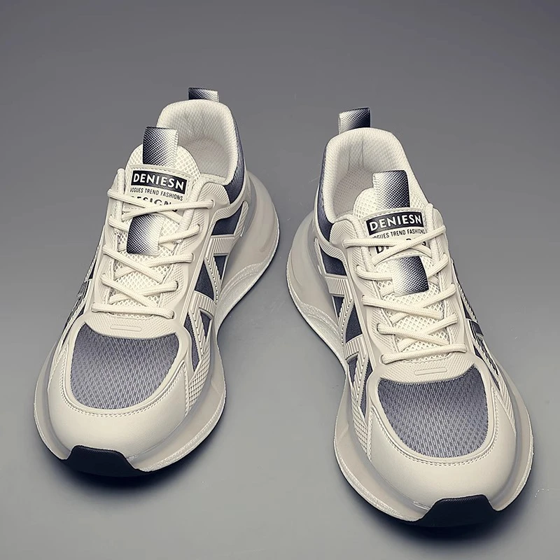 爱赫蒙网面鞋男款干净感痞帅夏季透气休闲跑步鞋子百搭网红运动鞋