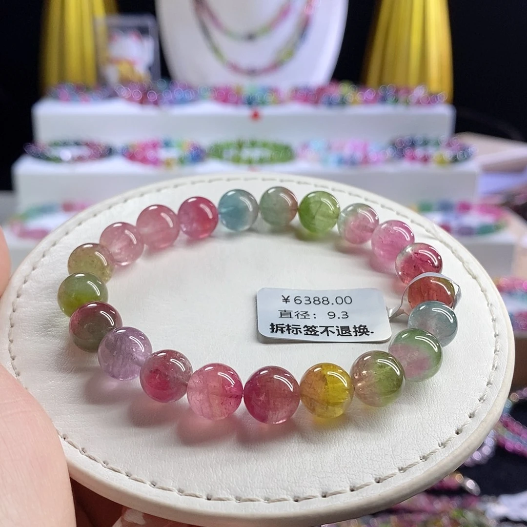 未镶嵌手链碧玺西瓜