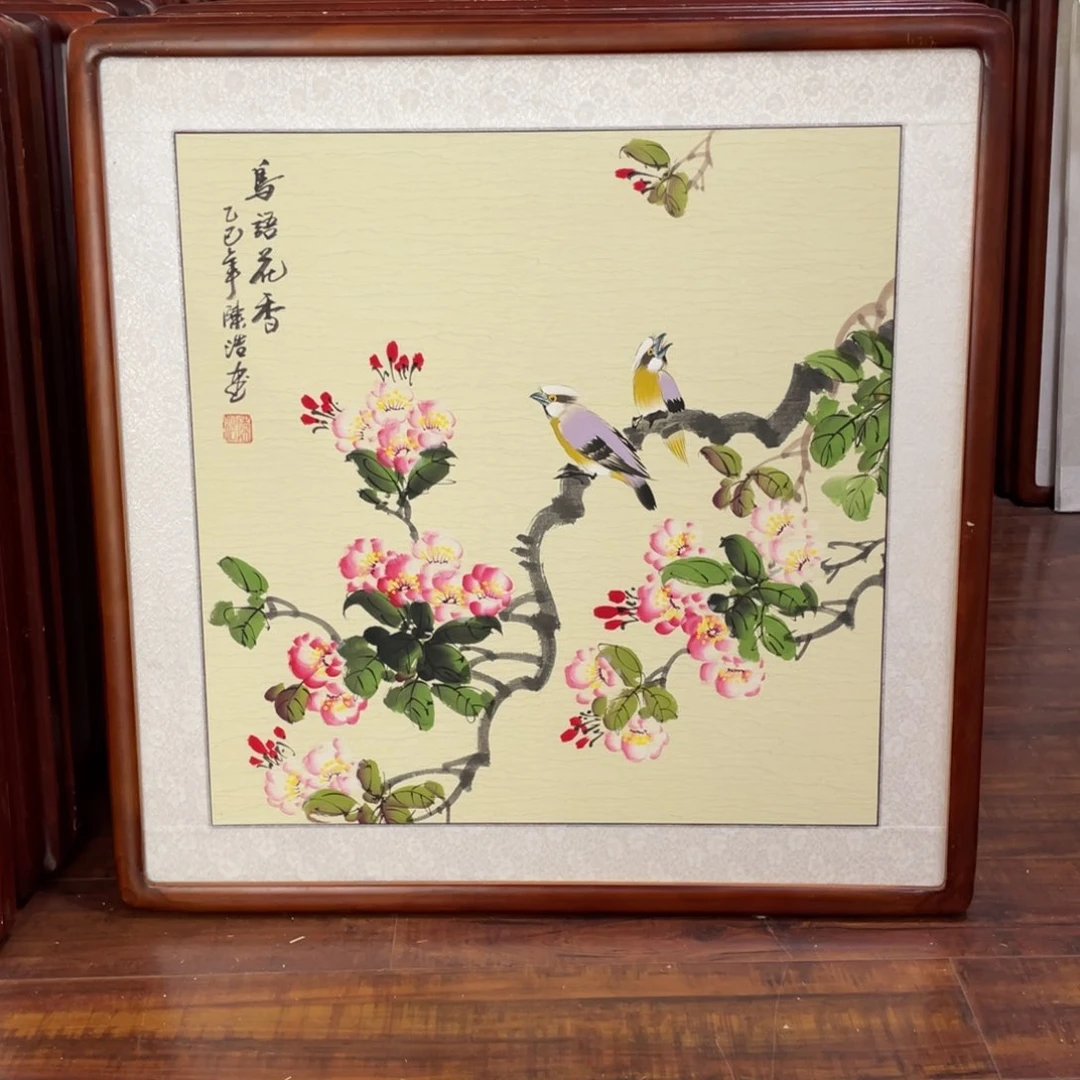 国画带框尺寸63*63厘米
