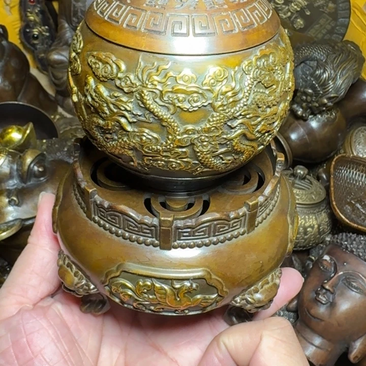 铜器摆件收收藏藏