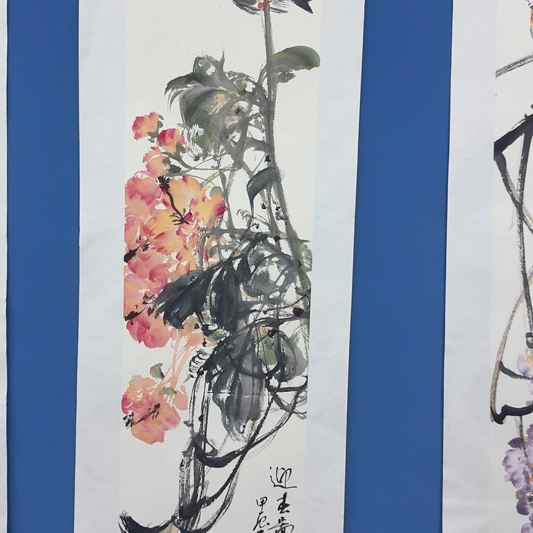 国画多次参加国内外大型