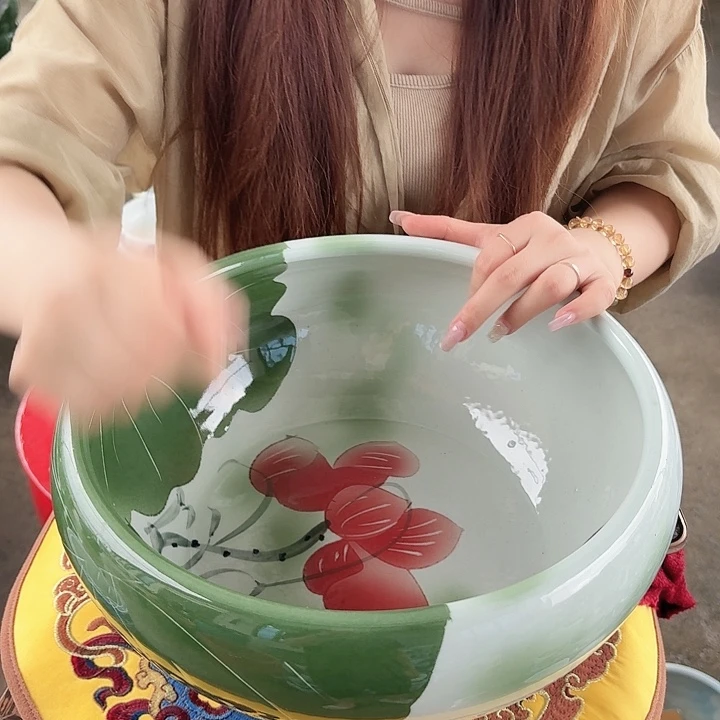 瓷片口径33厘米 高度15厘米