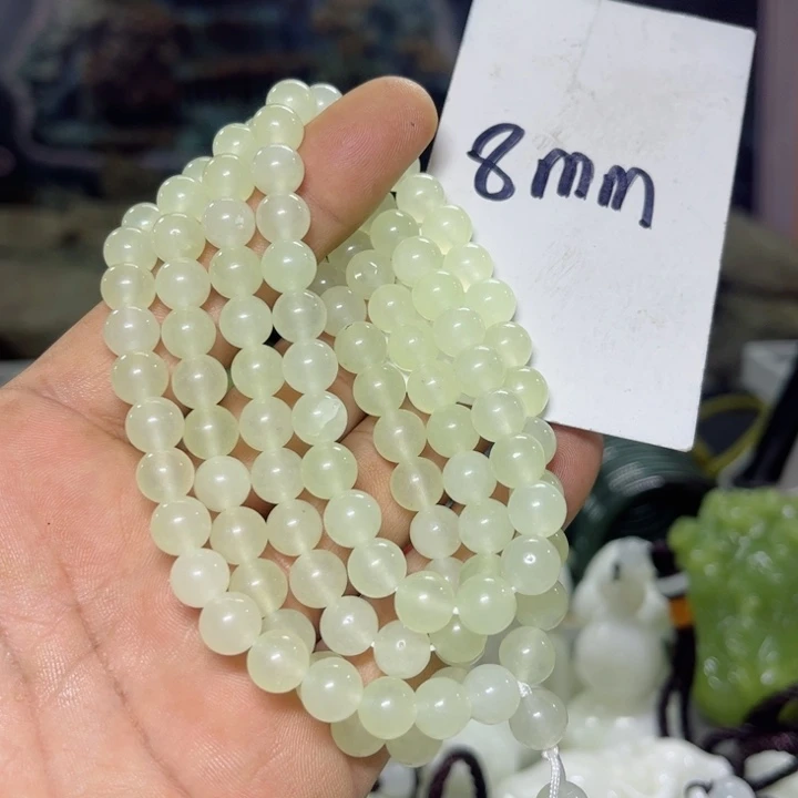 蛇纹石玉项链未镶嵌