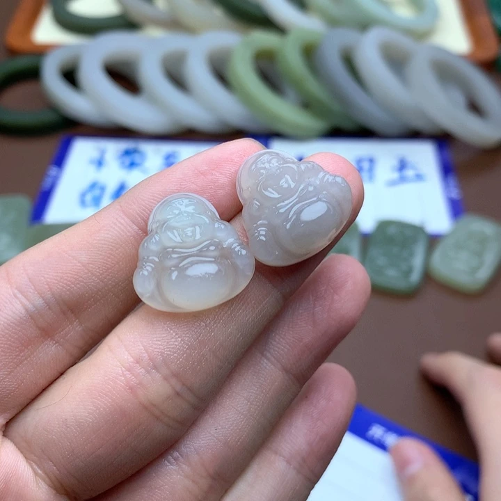 和田玉珠宝半成品未镶嵌