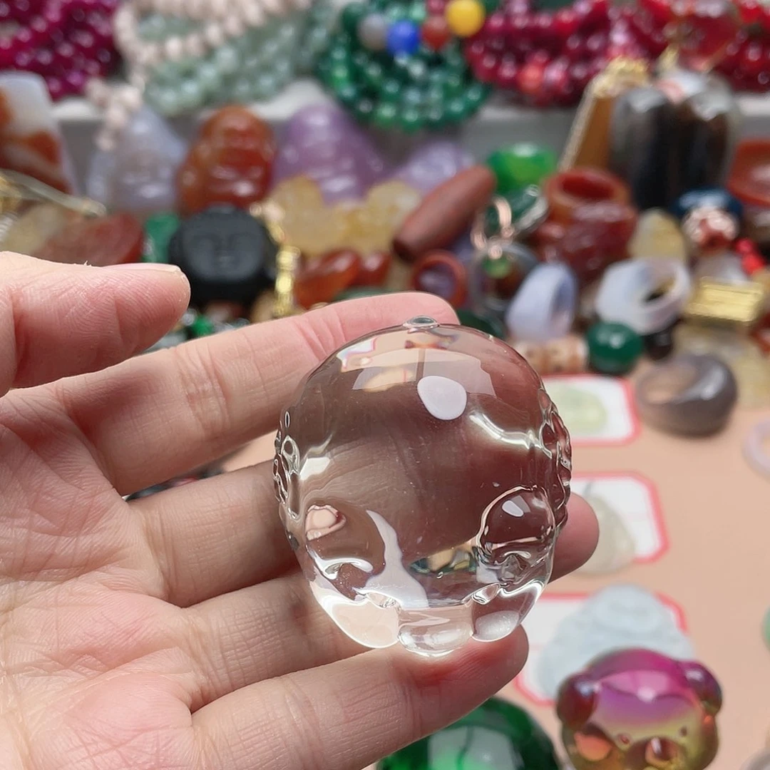玛瑙/玉髓颈饰合金珍*我