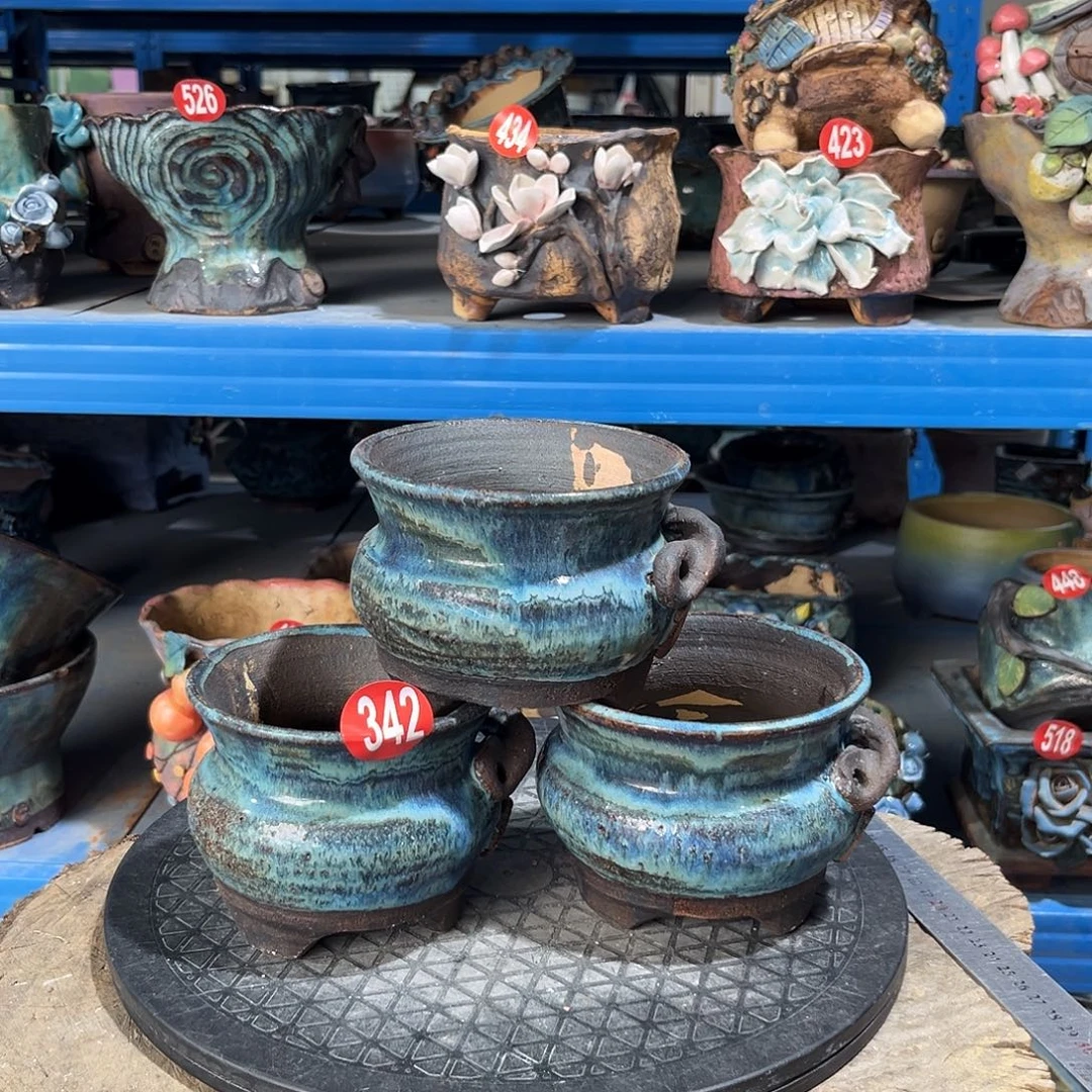 342 号陶然花器手工花盆