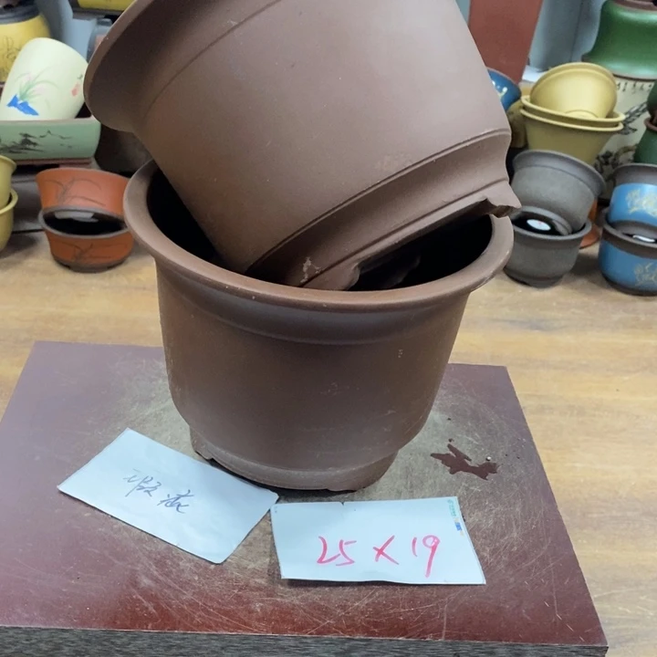 五*紫砂花盆破损包赔