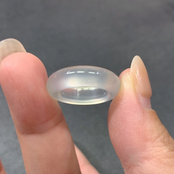 蓝***e玛瑙/玉髓未镶嵌戒指