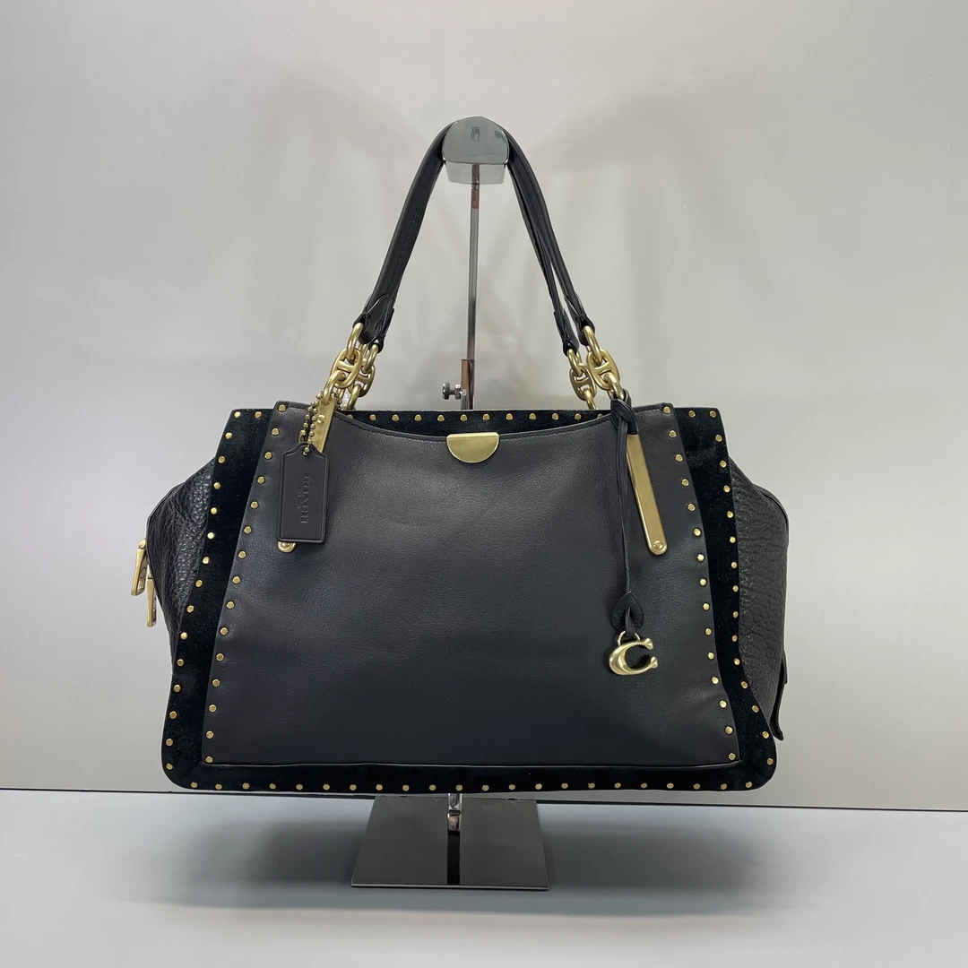 95新 COACH/蔻驰 小林/追梦大号手提包35*23*12cmB011611