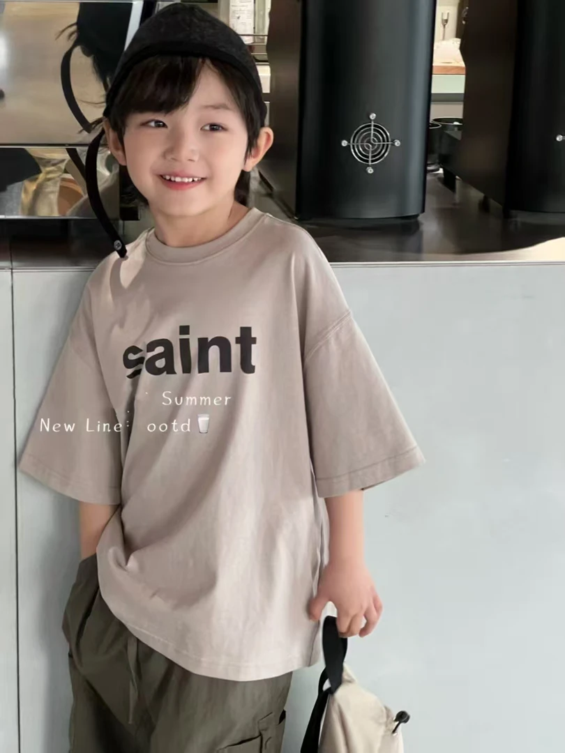 0177  夏季中大童T恤  YX