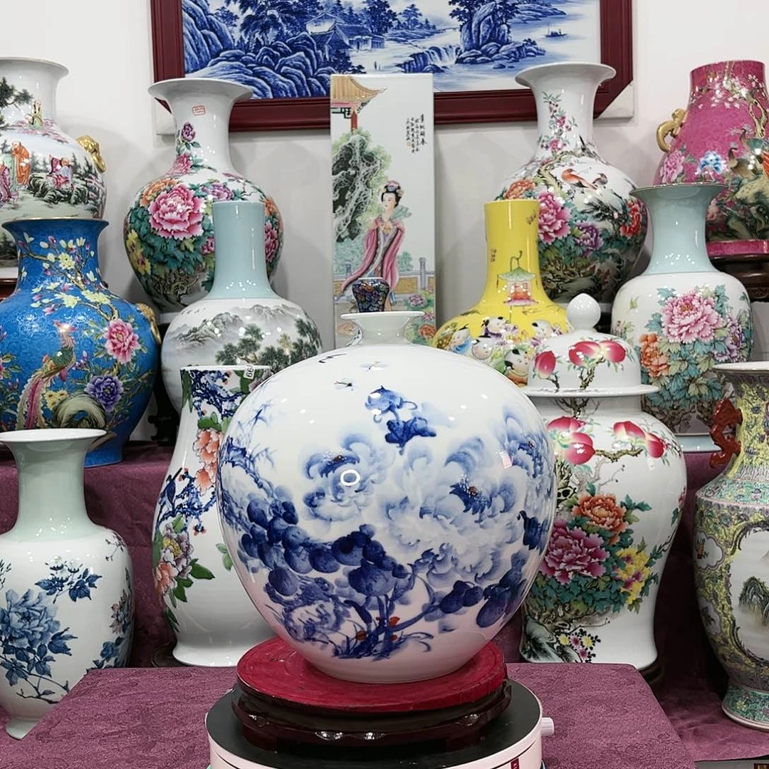 摆件雪*景德镇的陶瓷