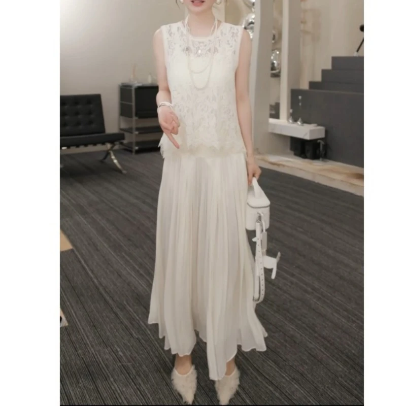 【星织月裳】2025春季新款时尚气质休闲上衣+裙子套装LK2503326