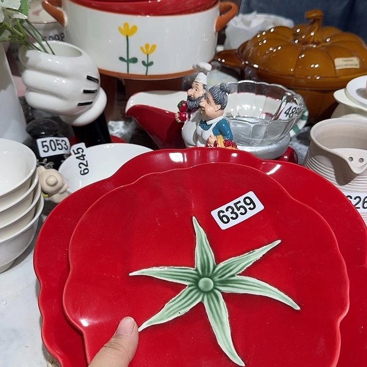 瓷片微瑕陶瓷满15包邮6359