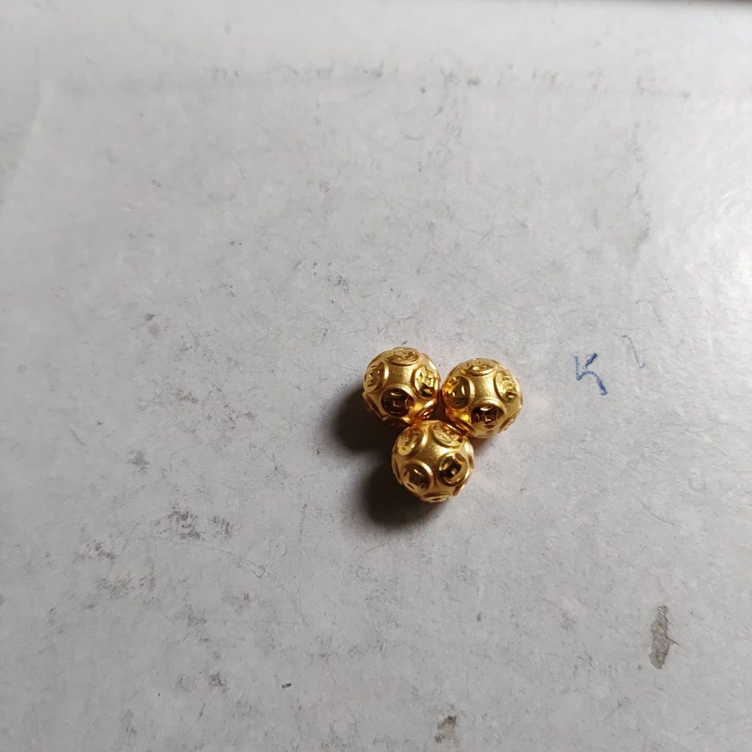 金元宝足金999貔貅珠子首饰