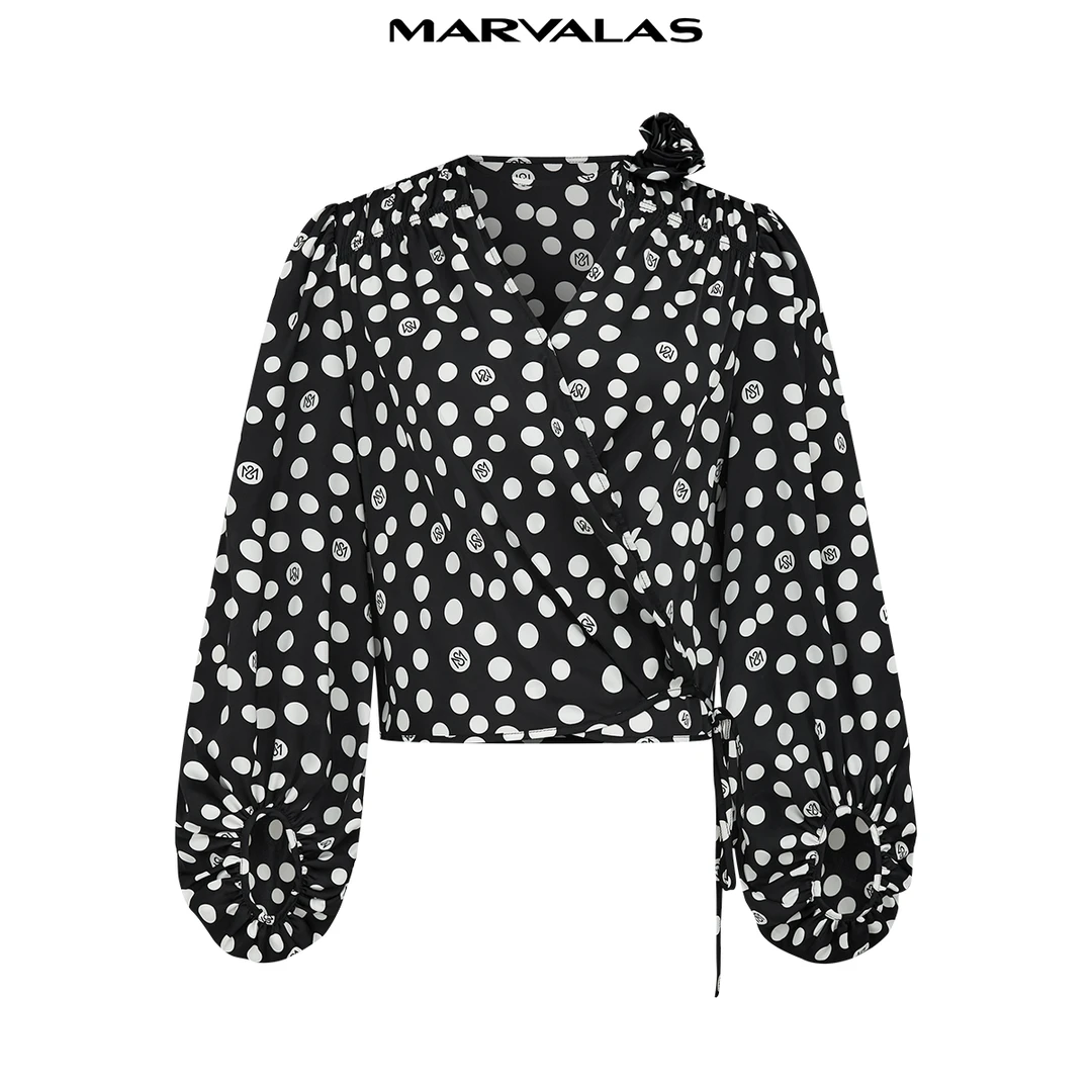 【曼德诗专柜同款】轻奢经典时尚女设计款纯色长袖衬衫M311311220