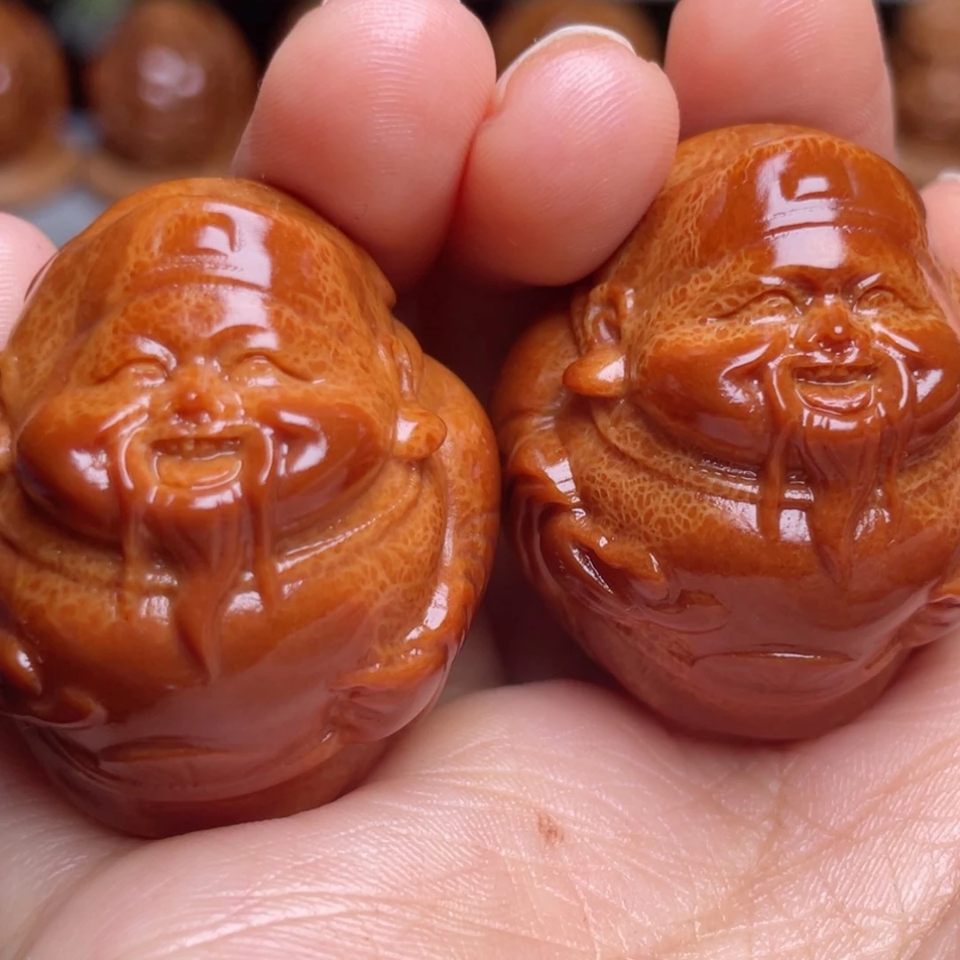 吊坠橄榄核财迷手球3.4