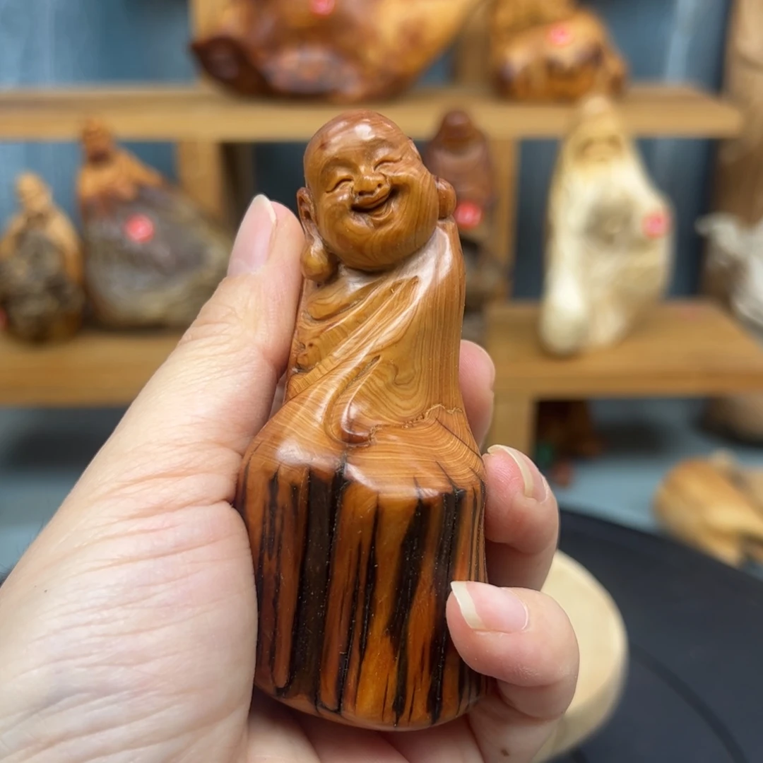 木校*！崖柏木摆件手把件