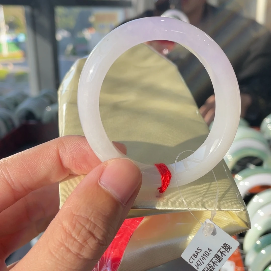 翡翠未镶嵌手镯6号链接54