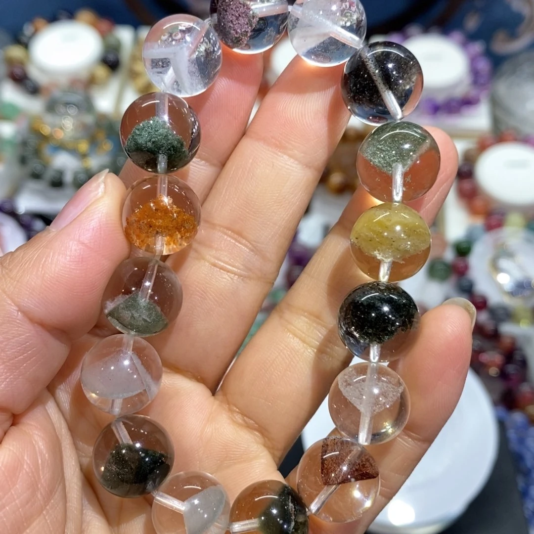 水晶手串未镶嵌四季金字塔