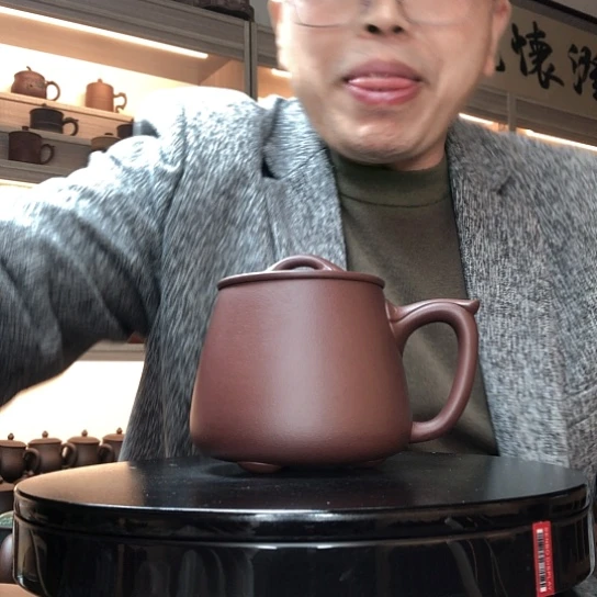 紫泥茶杯如意容量500