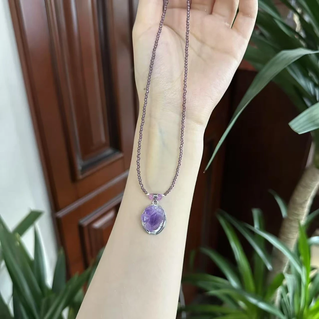 紫水原石小众项链
