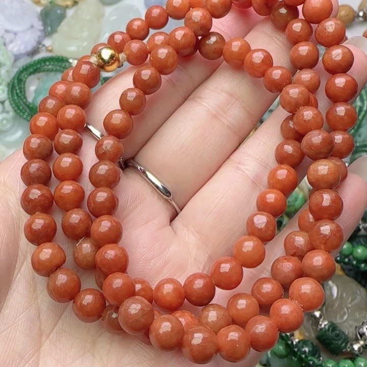 翡翠未镶嵌颈饰天然A货54